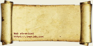 Danica Bojović vizit kartica